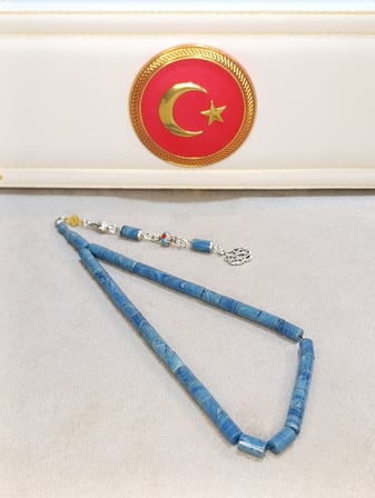 SIKMA KEHRİBAR TESBİH USTA YAPIMI KESME KESİM