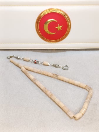 SIKMA KEHRİBAR TESBİH USTA YAPIMI KESME KESİM