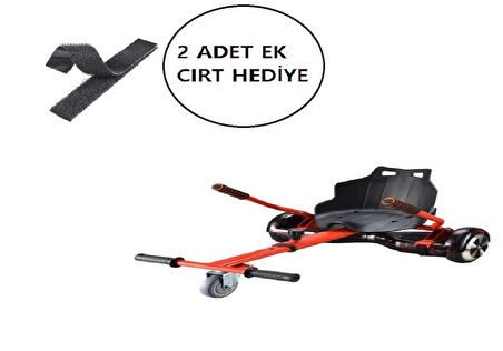 Tüm Modeller Ile Uyumludur Kırmızı Hoverkart Elektrikli Kaykay Hoverboard Aparatı(2 Adet Yedek Cırt Hediye)