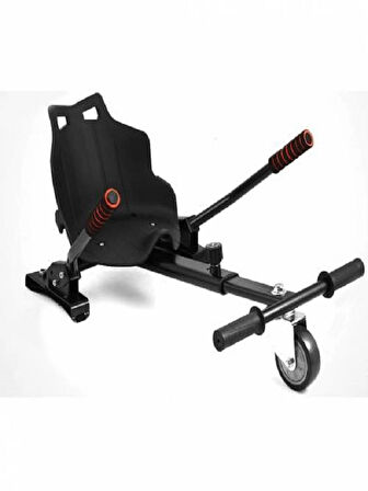Tüm Modeller Ile Uyumlu Siyah Hoverkart Elektrikli Kaykay Hoverboard Aparatı(2 Adet Yedek Cırt Hediye)