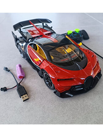 Yarış Arabası Uzaktan Kumandalı Full+Full Fonksiyon Kapı ve Bagajı Açılabilir Yüksek Kalite