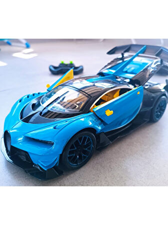 Yarış Arabası Uzaktan Kumandalı Full+Full Fonksiyon Kapı ve Bagajı Açılabilir Yüksek Kalite
