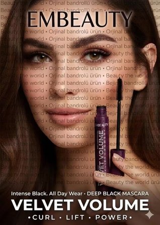"En Çok Tercih Edilen: Embeauty Velvet Volume Maskara – Ekstra Siyah ve Hacimli Kirpikler