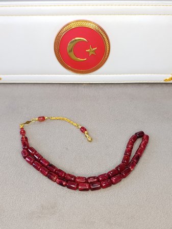 HARELİ ATEŞ KEHRİBAR TESBİH HALİL KOÇAK USTA YAPIMI