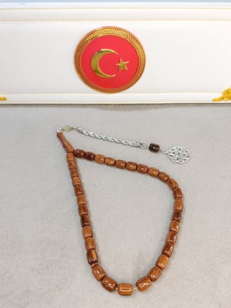 KATALİN TESBİH AÇIK KAHVERENGİ