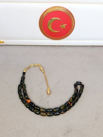 HARELİ KATALİN TESBİH HALİL KOÇAK USTA YAPIMI