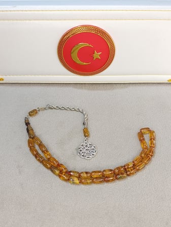 HARELİ ATEŞ KEHRİBAR TESBİH