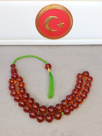 SIKMA ÇUBUK KEHRİBAR TESBİH HALİL KOÇAK USTA YAPIMI