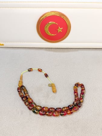 MOZAİK SIKMA KEHRİBAR TESBİH