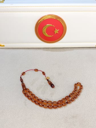 ATEŞ KEHRİBAR TESBİH BİLEK BOY