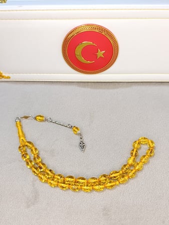 KARINCA FOSİLLİ UÇAK CAMI TESBİH