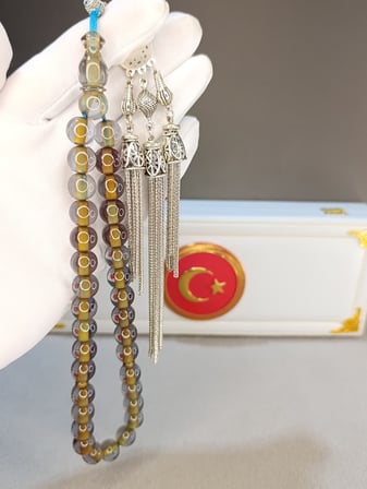 SIKMA ÇUBUK KEHRİBAR TESBİH KELLE BOY