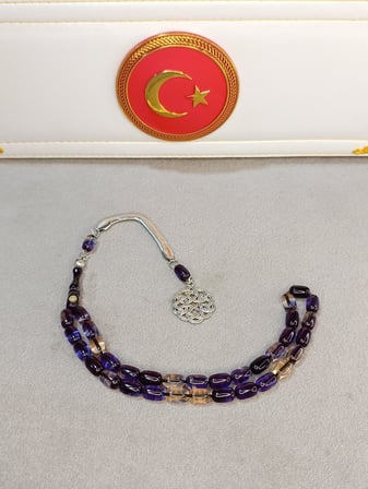 İSA BALKAYA USTA YAPIMI ATEŞ KEHRİBAR TESBİH