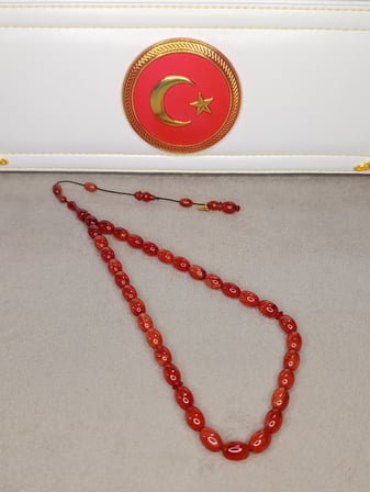 SIKMA KEHRİBAR TESBİH SİSTEMLİ HALİL KOÇAK USTA YAPIMI