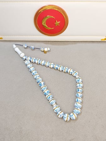 MERMER TESBİH İŞLEMELİ KÜRE KESİM