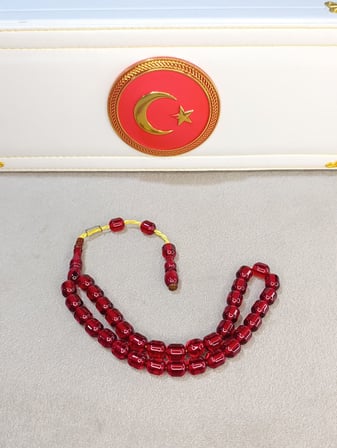 DABBAS USTA YAPIMI SIKMA ÇUBUK KEHRİBAR TESBİH