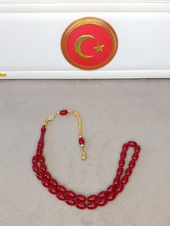 SIKMA KEHRİBAR TESBİH HALİL KOÇAK USTA YAPIMI