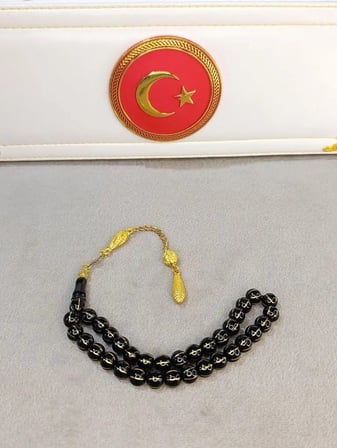 PİRİNÇ İŞLEMELİ GÜRCÜ OLTU TAŞI TESBİH