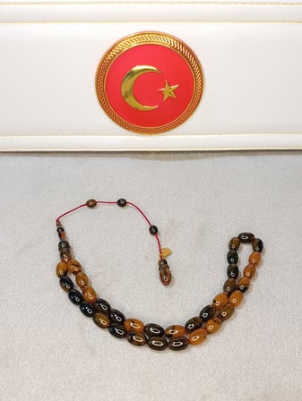 SIKMA KEHRİBAR TESBİH SİSTEMLİ USTA YAPIMI