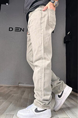 Kaizer Denim Erkek Haki Baggy Pantolon