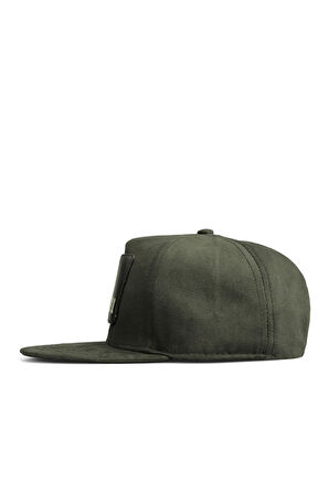 Hip Hop Kids Panda Logolu Haki Çocuk Şapka