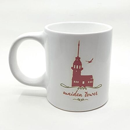 Kız Kulesi Kulesi Temalı 3D Döner Objeli Kupa Bardak