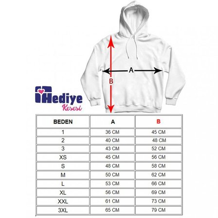 Aslan 1905 Baskılı Cepli, Kapşonlu Beyaz Unisex Sweatshirt HK2163