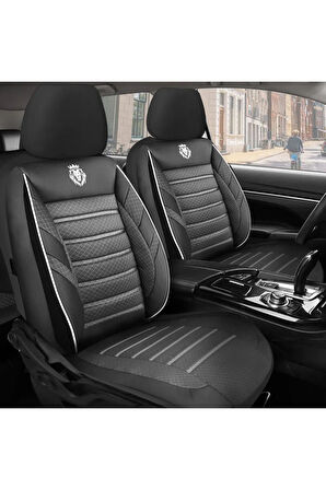 KZY King Jakar Beyaz  Opel Corsa D Uyumlu Oto Koltuk Kılıfı