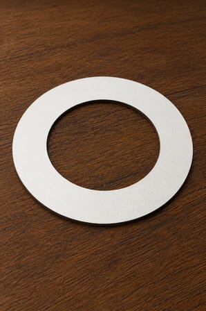 10 cm Ahşap Makrome Kasnağı 3 mm Kalınlık 1,5 cm Kenarlı ( 6 Adet )