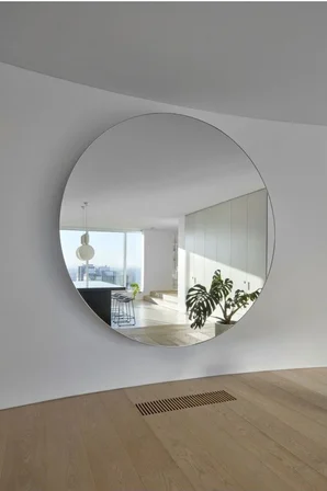 15 CM YUVARLAK AYNA RODAJLI