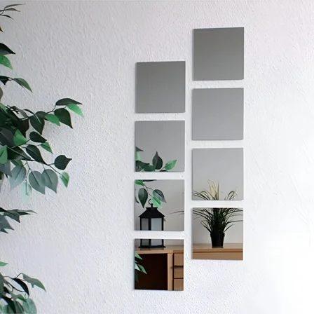 20x20 CM KARE AYNA RODAJLI 1 ADET
