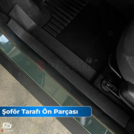 S-Dizayn Dacia Duster 2 Halı Kenar Kaplama Seti 2018-2023 5 Prç A+ Kalite