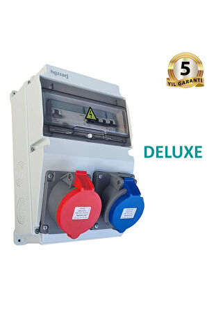 Elektrikli Araç Kombinasyon Kutusu "DELUXE" 5x32A + 3x32A + 1x16A, V i k o / P a n a s o n i c