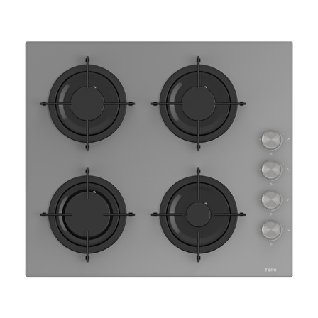 Ferre Fryart Cs Serisi Gri Ankastre Cam Set (D065 + CS208 + XE63CPR)