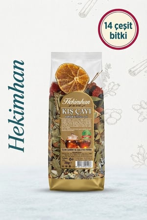 Hekimhan Kış Çayı 200 g – Özenle Harmanlanmış Bitki Çayı Karışımı