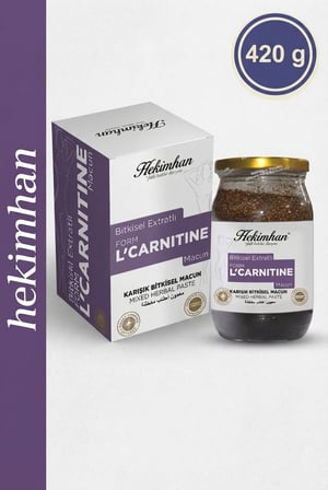 Hekimhan L-Carnitin Macunu 420 g | Bitkisel İçerikli Macun | Günlük Kullanıma Uygun