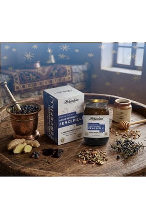 ANDIZ PEKMEZLİ ZENCEFİLLİ BİTKİSEL MACUN 420 GR