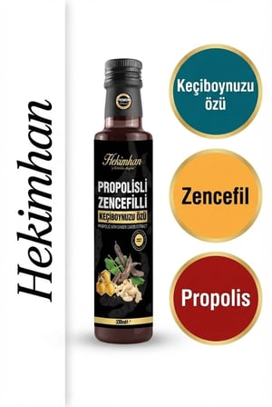 Hekimhan Propolisli Zencefilli Keçiboynuzu Pekmezi 350 ml – Özel Karışım