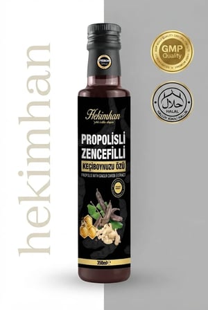 Hekimhan Propolisli Zencefilli Keçiboynuzu Pekmezi 350 ml – Özel Karışım