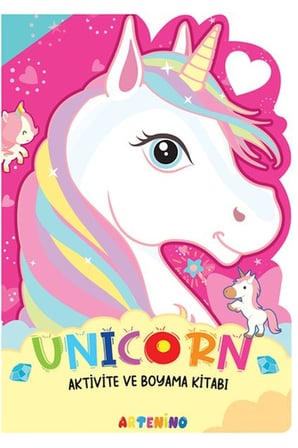 Unicorn - Aktivite ve Boyama Kitabı Serisi