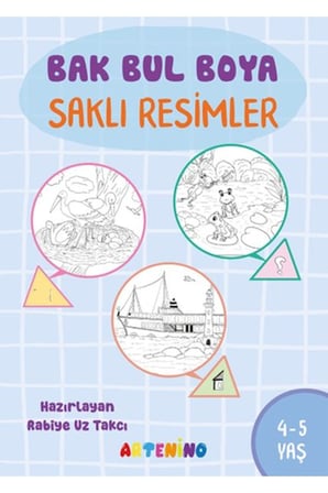 Bak Bul Boya – Saklı Resimler 4-5 Yaş