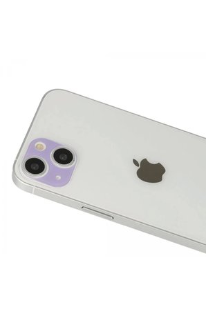 Newface Apple iPhone 13 Rainbow Kamera Lens Koruma Cam - Mor