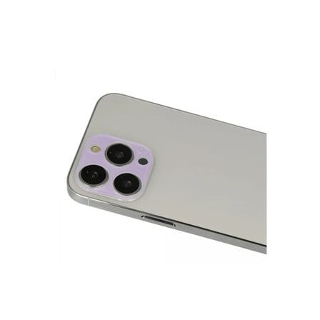 Newface Apple iPhone 13 Pro Max Rainbow Kamera Lens Koruma Cam - Mor