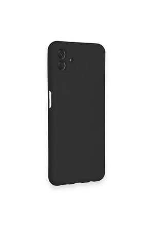 Newface Samsung Galaxy A04 Kılıf Nano içi Kadife Silikon - Siyah