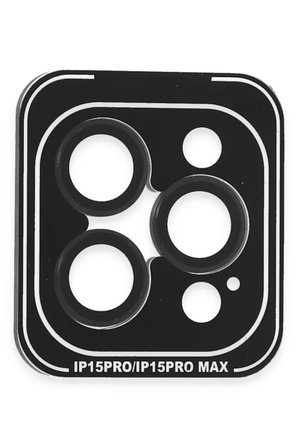 Joko Apple iPhone 15 Pro Max PVD Metal Kamera Lens - Siyah