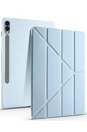 Newface Samsung Galaxy X510 Tab S9 FE 11 Kılıf Kalemlikli Mars Tablet Kılıfı - Mavi