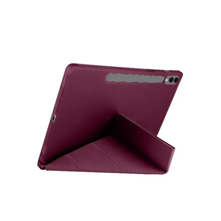 Samsung Galaxy X510 Tab S9 FE 11 Kılıf Kalemlikli Mars Tablet Kılıfı - Mürdüm
