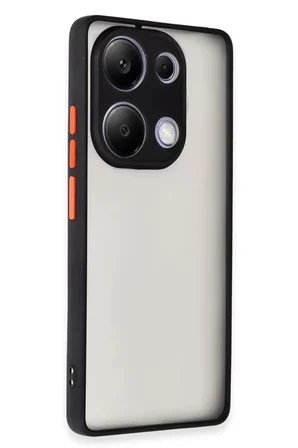Newface Xiaomi Redmi Note 13 Pro 4G Kılıf Montreal Silikon Kapak - Siyah