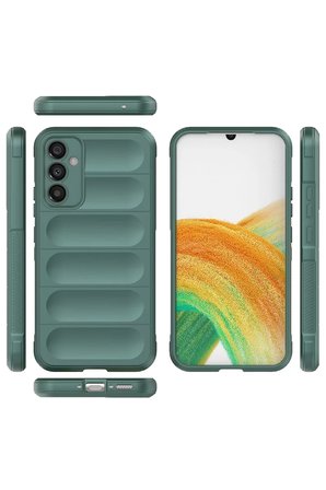 Newface Samsung Galaxy A05S Kılıf Optimum Silikon - Koyu Yeşil