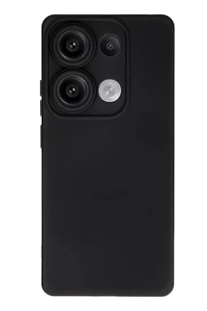 Newface Xiaomi Redmi Note 13 Pro 4G Kılıf Nano içi Kadife Silikon - Siyah